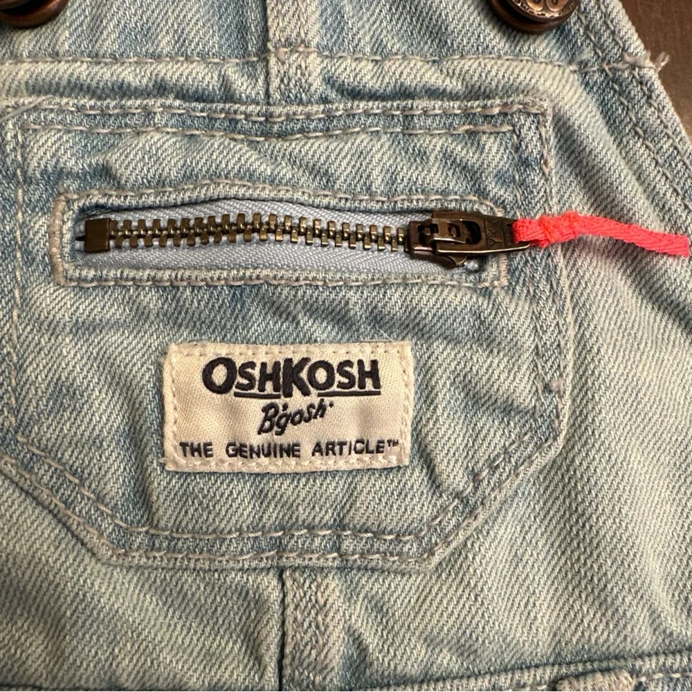 Oshkosh Overalls Baby Girl 6 Months Shorts Western Beach School‎ Cute 💕